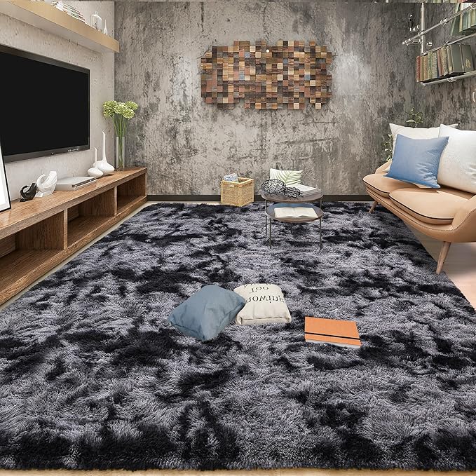 Tepook Soft Fluffy Area Rug for Bedroom, Modern Shaggy Rugs for Living Room - Image 3