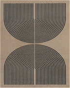 Lahome Enfys Modern Rainbow Easy Jute 9x12 Rug, Large Outdoor Patio Rug - Image 8