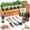 Indoor Herb Garden Kit, Herb Growing Kit for Kitchen and Windowsill