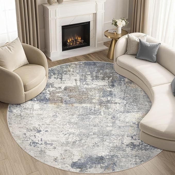 UERMEI 6ft Round Area Rug Living Room Rugs - Image 8