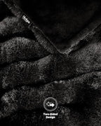 Ultra Soft Cozy Faux Fur Throw Blanket, Fuzzy Plush Thick Bubble Blanket - Image 6