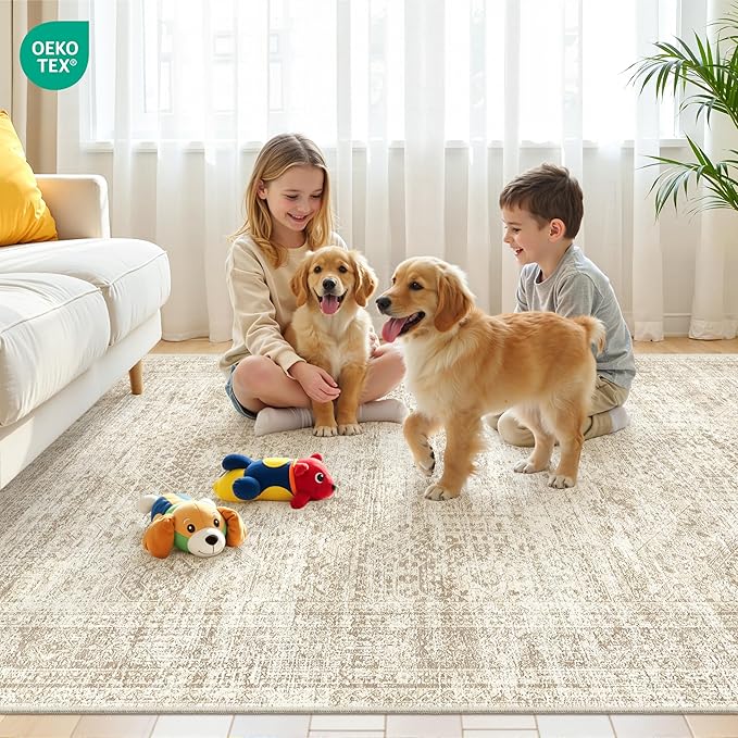 5x7 Area Rugs, Ultra-Thin Washable Rugs - Image 9