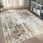 5x7 Area Rugs for Living Room Rug Washable: Abstract Rug for Dining Room by Aelenmu