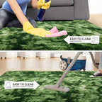 Tepook Soft Fluffy Rugs for Bedroom, 4x6 Area Rug for Living Room, Modern - Image 6