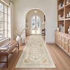 Madane Hallway Runner Rug 2'6''x10' Kitchen Runner, Non Slip Vintage Runners - Image 3