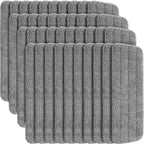 40 Pack Microfiber Cleaning Pads Machine Washable Replacement Head for Wet/Dry Mops Flat Reusable Household Replacement Mop Pad for Hardwood Floor Cleaning Scrubbing Fit Most Mops (Green)