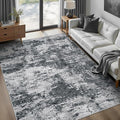 Area Rugs 6x9 for Living Room: Washable Rug Modern Abstract Neutral Soft by pmtsns