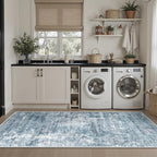 Runner Rug 2'x6' Abstract Washable Non-Slip Runner Rugs - Image 4
