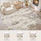 UERMEI 5x7 Area Rug Living Room Rugs - Image 2