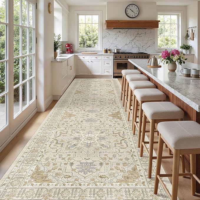 Madane 4x12 Wide Hallway Runners: Washable 12ft Runner Rug - Image 4
