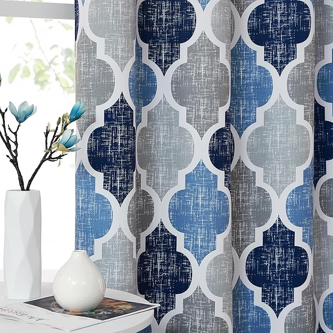 Beauoop 100% Blackout Curtains 90 Inches Long 2 Panels - Image 5