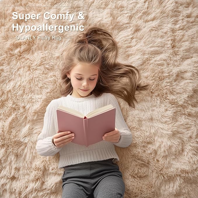 OLANLY 7x7 Machine Washable Large Area Rugs - Image 6