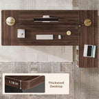 Jocoevol 78.7" L-Shaped Executive Desk, Extra Large Home Office Desk
