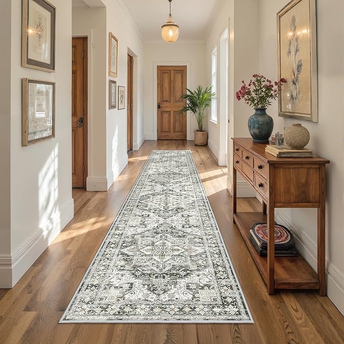Hallway Runner Rug 2x12, Extra Long Washable Runner Rugs - Image 5