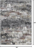 Area Rugs 5x7 for Living Room Bedroom, Modern Abstract Machine Washable Soft - Image 2