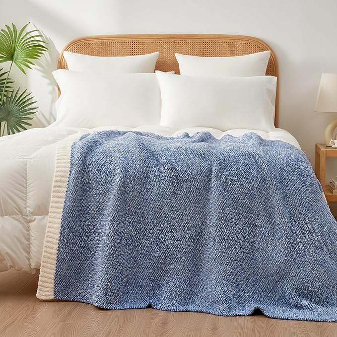 Snuggle Sac Royal Blue Throw Blankets - Image 6