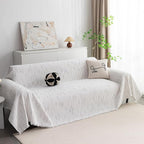 MYSKY HOME Boho Couch Cover White Sofa Covers - Image 2