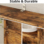 IRONCK Industrial Bookshelves and Bookcases with Doors and Shelves