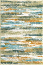 Lansny Modern Abstract 5x7 Machine Washable Area Rug Non-Slip Soft Bedroom - Image 9