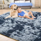 Tepook Soft Fluffy Rugs for Living Room, 5x8 Shaggy Area Rug for Bedroom - Image 4