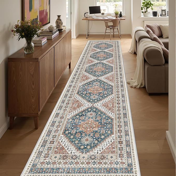 Washable Runner Rug 2.5x16, Non-Slip Long Kitchen Mats - Image 3