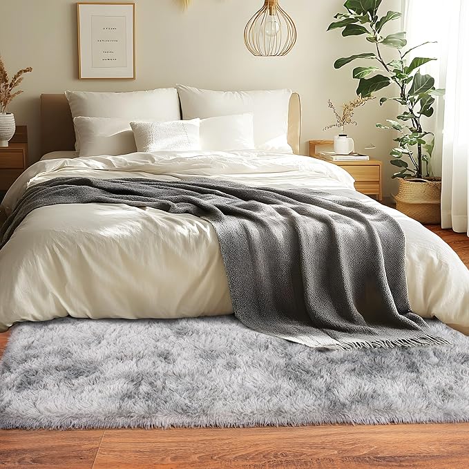 Runner Rugs for Bedroom 2x6 Rug Runners for Hallways Non Slip Soft Shag Bedside - Image 2