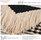 Decorative Boho-Chic Pillow Cover Handwoven Tufted Cotton Accent Pillows - Image 4