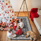 Washable 3x5 Entryway Area Rugs: Ultra Soft Low Pile Carpet - Image 2