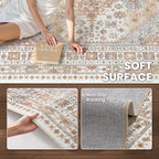 zesthome 9x12 Area Rugs, Stain Resistant Washable Rug, Ultra-Thin Rugs - Image 6