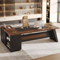 Jocoevol 78.7" L-Shaped Executive Desk, Extra Large Home Office Desk