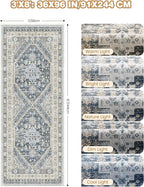 3x8 Runner Rug Non Slip Washable - Image 2