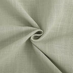 Linen Blend Sage Green Curtains 63 inch Length 2 Panels - Image 5
