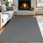 KOZYFLY Boho Rugs for Entryway Rugs 4x6 ft Washable Area Rugs Rubber Backed by KOZYFLY