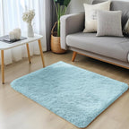 OLANLY 2x3 Machine Washable Small Bedside Rug, Soft Fluffy Shaggy Entryway - Image 3