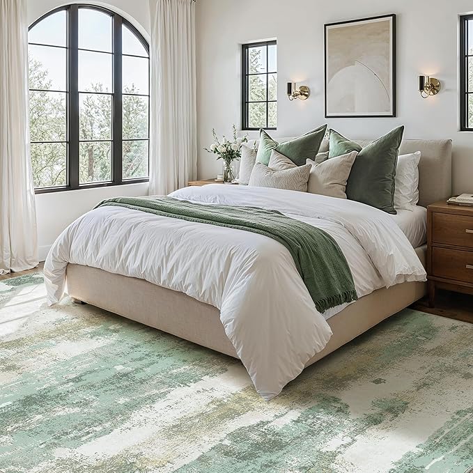 BEIMO Area Rugs 10x12 for Living Room Bedroom, Modern Abstract Machine Washable - Image 3