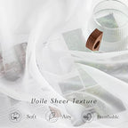 NICETOWN Sheer Window Curtain Panels - Image 4