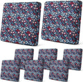 Newwiee 8Pcs Patio Cushion Covers Stretch Outdoor Cushion Cover Replacement by Newwiee