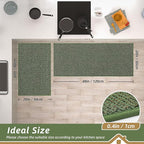 BEQHAUSE Kitchen Rugs and Mats 2PCS, Non-Slip Kitchen Mats - Image 2
