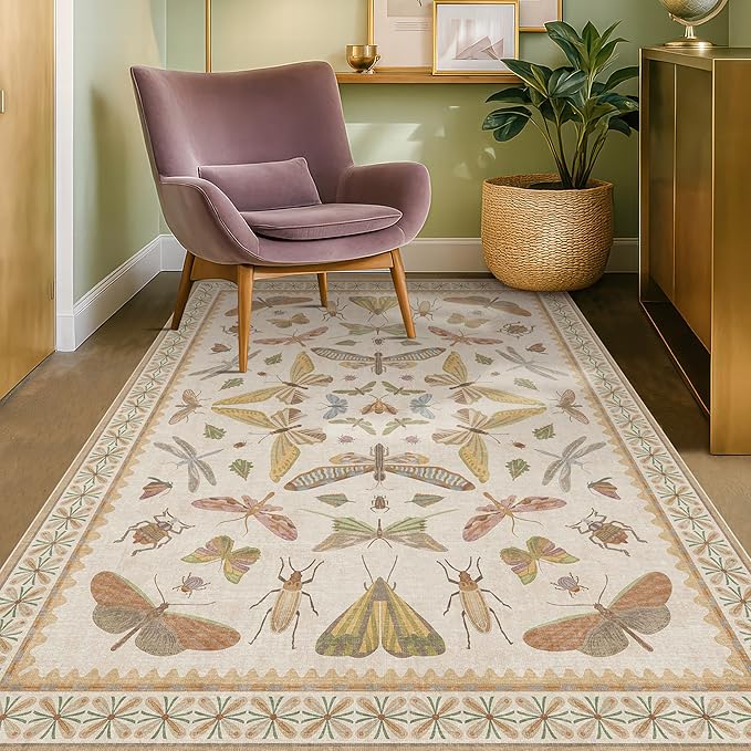 Floral 4x6 Rugs for Small Living Room - Image 6