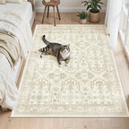 3x5 Rug, Small Area Rug for Kitchen, Machine Washable Non-Slip Throw Rug - Image 4