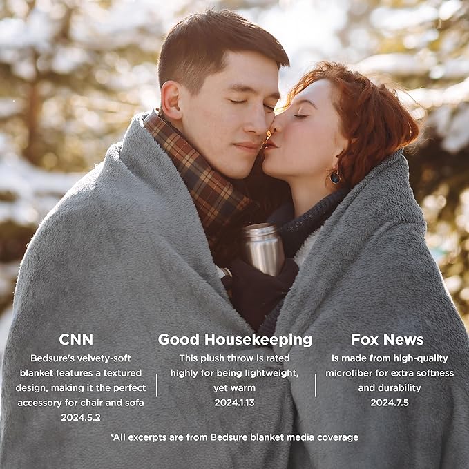 Bedsure GentleSoft Fleece Throw XL Blanket - Image 4