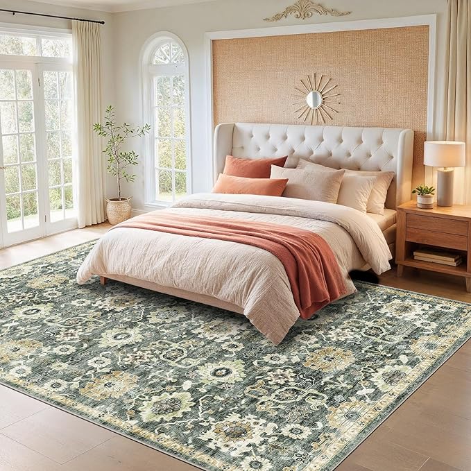 AMADA HOMEFURNISHING 6x9 Area Rugs, Vintage Rugs - Image 2