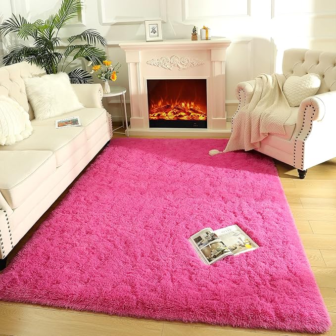 LOCHAS Ultra Soft Indoor Modern Area Rugs Fluffy Living Room Carpets - Image 6