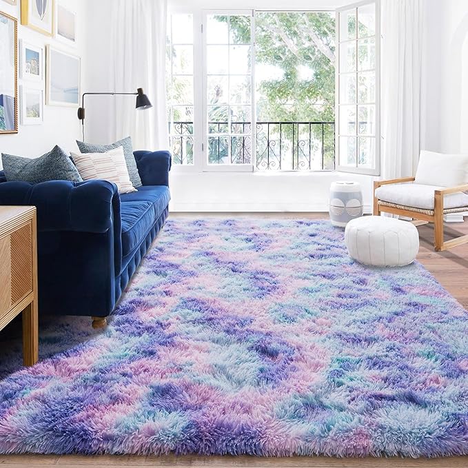 Rugs for Bedroom 4x6, Soft Shaggy Modern Shag Area Rug for Living Room - Image 9