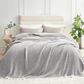 Snuggle Sac Queen Size Bedding Blanket Grey Color, Super Soft Warm Blankets by SnuggleSac