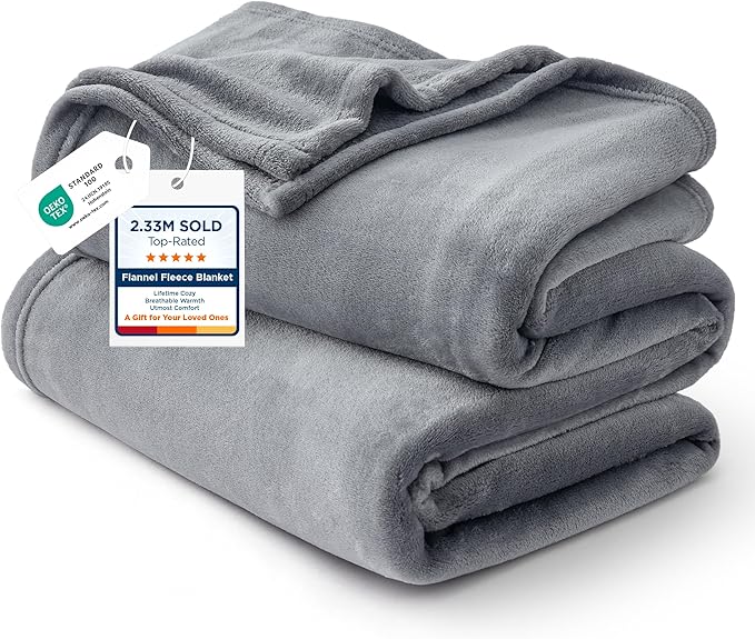 Bedsure GentleSoft Fleece California King Blanket by BEDSURE