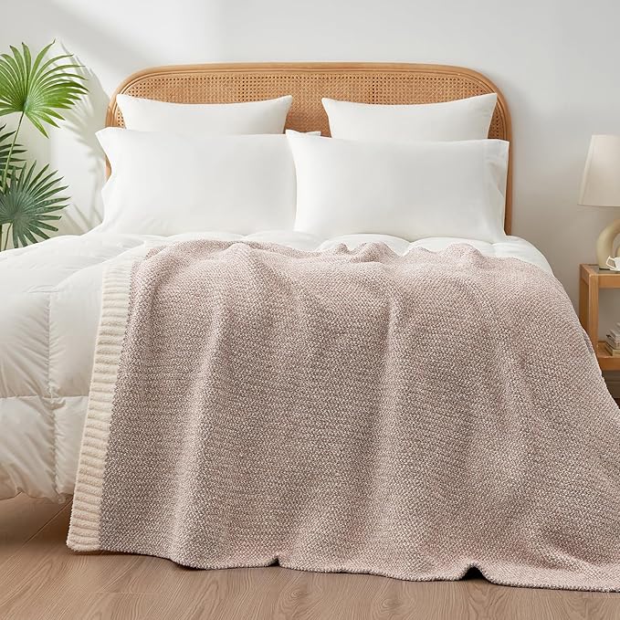 Snuggle Sac Heather Taupe Throw Blanket - Image 6