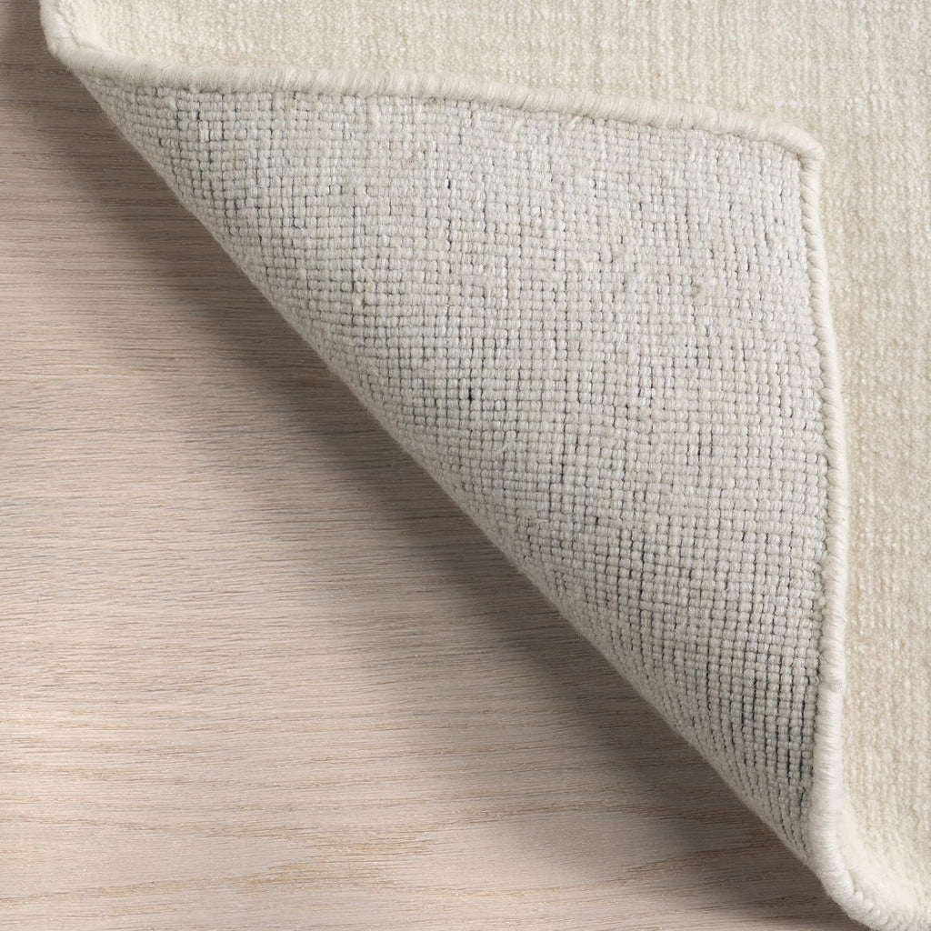 Nuloom Speckled Alabaster Solid Flatweave Wool Area Rug, 3' x 5'
