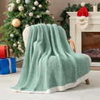Snuggle Sac Green Throw Blanket, Ultra Soft Warm Blankets by SnuggleSac