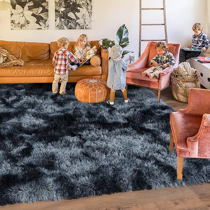 Rugs for Living Room 10x14, Soft Shaggy Modern Shag Area Rug for Bedroom - Image 3